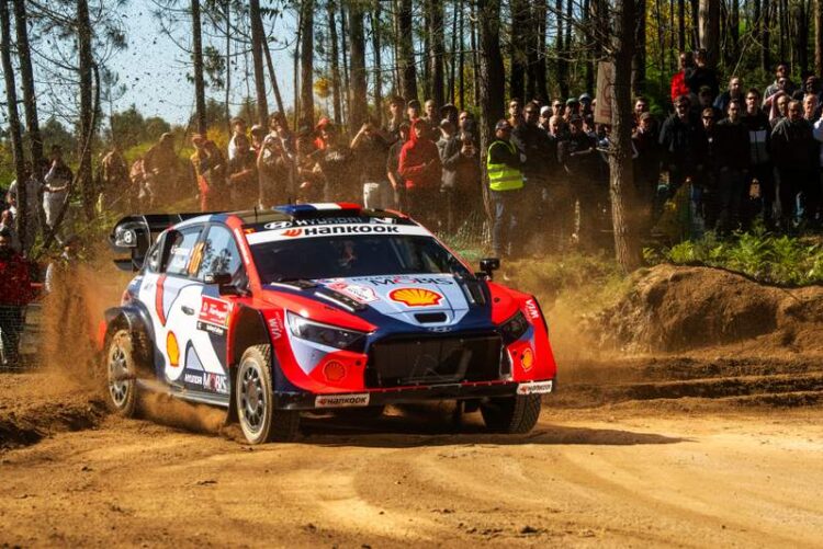 Adrien Fourmaux ja Alexandre Coria Portugali rallil 2025, Foto: Jaanus Ree / Red Bull Content Pool