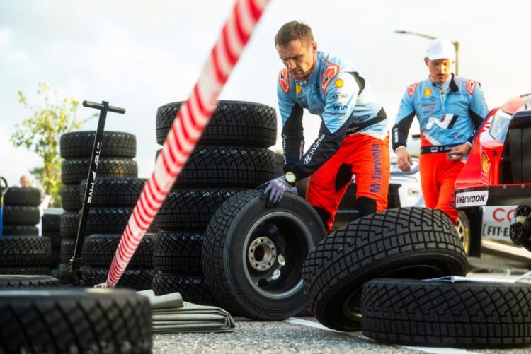 Ott Tänak ja Martin Järveoja Portugali rallil 2024, Foto: Jaanus Ree / Red Bull Content Pool