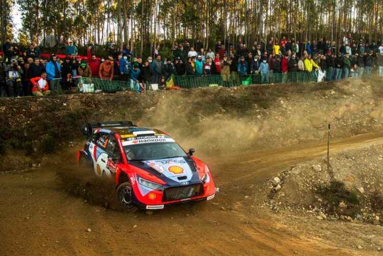 Ott Tänak ja Martin Järveoja Portugali rallil 2025, Foto: Jaanus Ree / Red Bull Content Pool