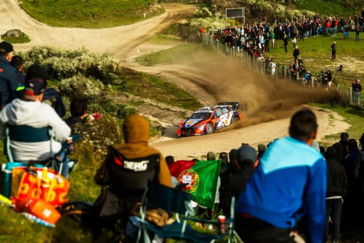 Ott Tänak ja Martin Järveoja Portugali rallil 2025, Foto: Jaanus Ree / Red Bull Content Pool