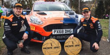 Romet Jürgenson / Siim Oja on Briti rallisarjas teise kohal. Foto: Adam Pigott, Motorsport UK