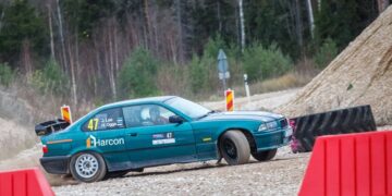 Hiiumaa rahvasprint tuleb põneval kruusarajal, mille osaks on Partsi karjäär. Foto: Pille Russi