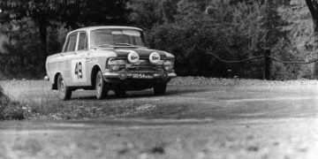 Heino Sepp / Toomas Bernstein 1973. aasta Poola MM-rallil. Foto: erakogu