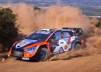 Ott Tänak ja Martin Järveoja Kreeka MM-ralli 2025, Foto: Austral / Hyundai Motorsport GmbH