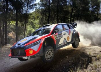 Ott Tänak ja Martin Järveoja Kreeka MM-ralli 2025, Foto: Austral / Hyundai Motorsport GmbH