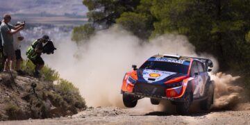 Ott Tänak ja Martin Järveoja Kreeka MM-ralli 2025, Foto: Austral / Hyundai Motorsport GmbH