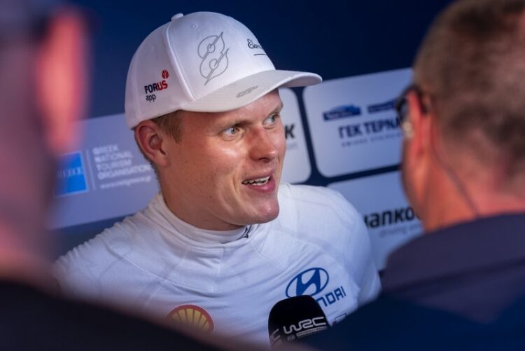 Ott Tänak Kreeka MM-ralli 2025, Foto: Austral / Hyundai Motorsport GmbH