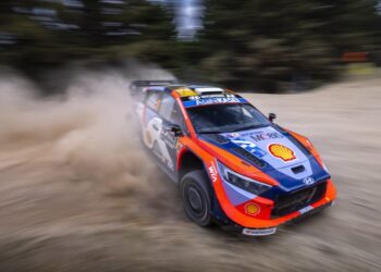 Ott Tänak ja Martin Järveoja Kreeka MM-ralli 2025, Foto: Austral / Hyundai Motorsport GmbH