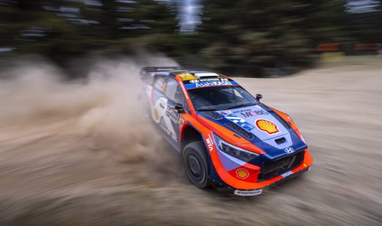 Ott Tänak ja Martin Järveoja Kreeka MM-ralli 2025, Foto: Austral / Hyundai Motorsport GmbH