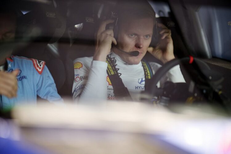 Ott Tänak Kreeka MM-rallil, Foto: Vincent Thuillier / Hyundai Motorsport GmbH