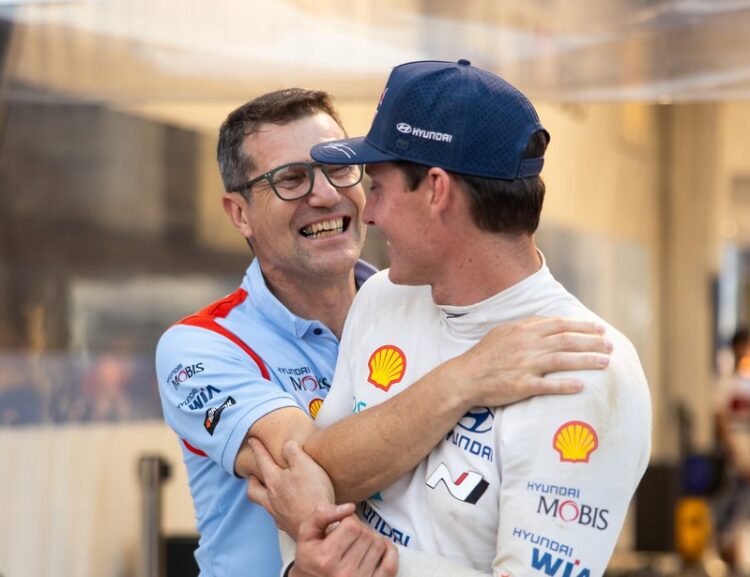 François-Xavier Demaison ja Adrine Fourmaux, Foto: Dufour Fabien / Hyundai Motorsport GmbH