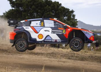 Ott Tänak ja Martin Järveoja Sardiinia ralli 2025, Foto: Austral / Hyundai Motorsport GmbH