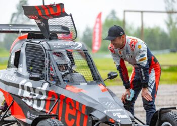 Grete Paia ja Martin Järveoja, Fenixbet Crosskart, Foto: Alari Jüriöö