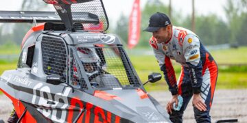 Grete Paia ja Martin Järveoja, Fenixbet Crosskart, Foto: Alari Jüriöö