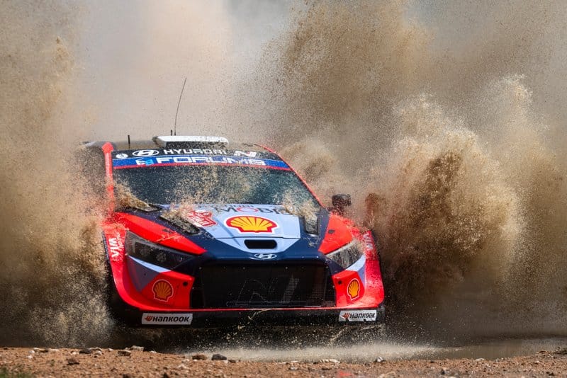 Ott Tänak ja Martin Järveoja Sardiinia rallil, 2025 Foto: Jaanus Ree / Red Bull Content Pool