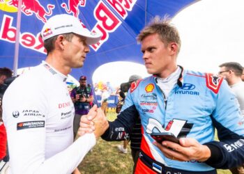 Sebastien Ogier ja Ott Tänak Kreeka MM-rallil, Foto: Jaanus Ree / Red Bull Content Pool