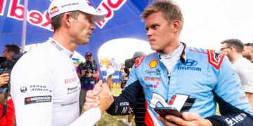 Sebastien Ogier ja Ott Tänak Kreeka MM-rallil, Foto: Jaanus Ree / Red Bull Content Pool