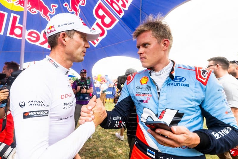 Sebastien Ogier ja Ott Tänak Kreeka MM-rallil, Foto: Jaanus Ree / Red Bull Content Pool