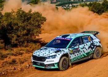 Robert Virves ja Jakko Viilo Kreeka MM-ralli 2025, Foto: André Lavadinho andre@at-world.com