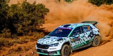 Robert Virves ja Jakko Viilo Kreeka MM-ralli 2025, Foto: André Lavadinho andre@at-world.com