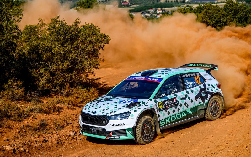 Robert Virves ja Jakko Viilo Kreeka MM-ralli 2025, Foto: André Lavadinho andre@at-world.com