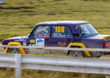 Villu Mättik / Arvo Maslenikov Saaremaa rallil 2020. Foto: Pille Russi