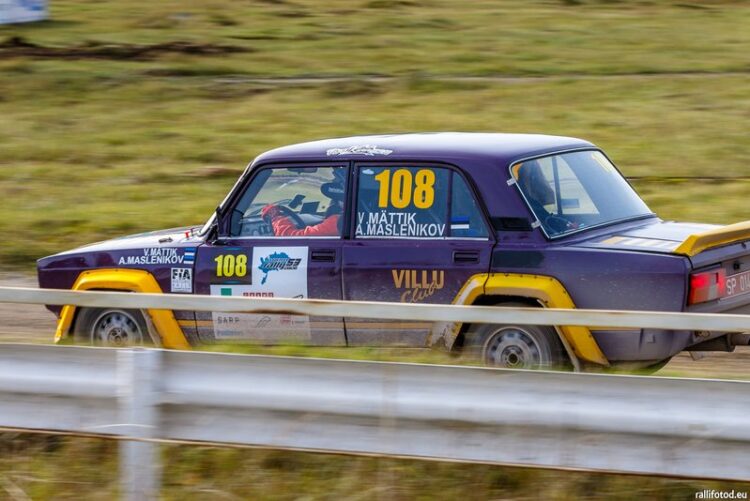 Villu Mättik / Arvo Maslenikov Saaremaa rallil 2020. Foto: Pille Russi