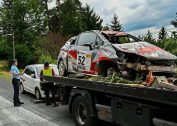 Õnnetusse sattunud Peugeot 208 R2, Foto: © Francis CAMPAGNONI