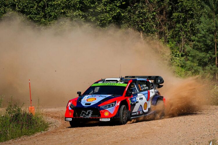 Ott Tänak ja Martin Järveoja Rally Estonia testikatsel, Foto: Marleen Maask / Ralli.ee