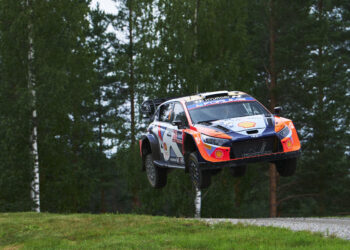 Ott Tänak Soome MM-rallil 2024, Foto: Vincent Thuillier / Hyundai Motorsport GmbH