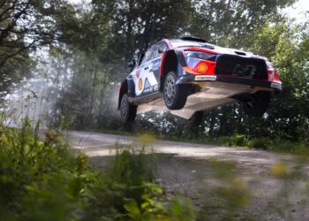 Ott Tänak ja Martin Järveoja, Rally Estonia 2025, Foto: Austral / Hyundai Motorsport GmbH