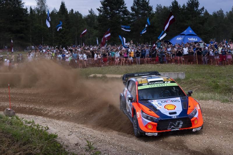 Ott Tänak ja Martin Järveoja, Rally Estonia 2025, Foto: Austral / Hyundai Motorsport GmbH