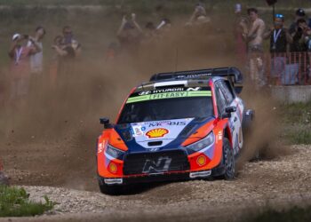 Ott Tänak ja Martin Järveoja, Rally Estonia 2025, Foto: Austral / Hyundai Motorsport GmbH