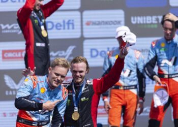 Ott Tänak ja Oliver Solberg, Rally Estonia 2025, Foto: Austral / Hyundai Motorsport GmbH