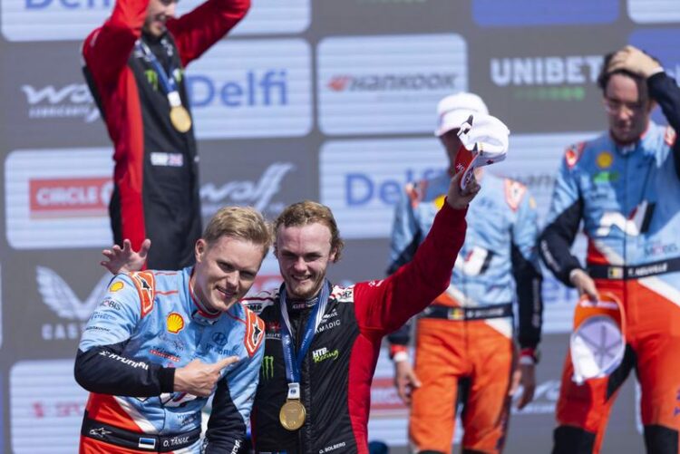 Ott Tänak ja Oliver Solberg, Rally Estonia 2025, Foto: Austral / Hyundai Motorsport GmbH