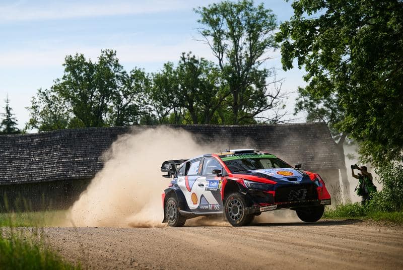 Ott Tänak ja Martin Järveoja, Rally Estonia 2025, Foto: Romain Thuillier / Hyundai Motorsport GmbH