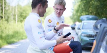 Ott Tänak ja Martin Järveoja, Rally Estonia 2025, Foto: Vincent Thuillier / Hyundai Motorsport GmbH