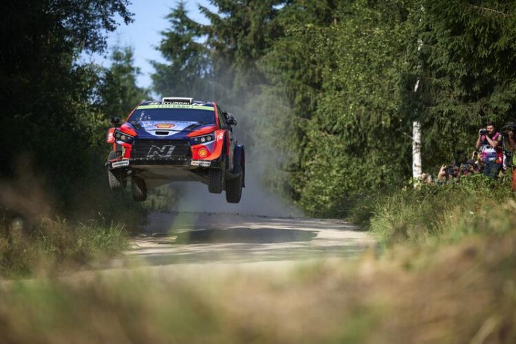 Ott Tänak ja Martin Järveoja, Rally Estonia 2025, Foto: Vincent Thuillier / Hyundai Motorsport GmbH
