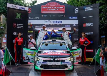 Jaspar Vaher / Sander Pruul lõpetasid Junior ERC teise tulemusega. Foto: Flat-Out Media Agency