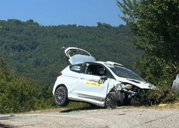 Kevin Lempu ja Fredi Kostikov. Rally di Roma Capitale, Foto: facebook.com/RallyInfo