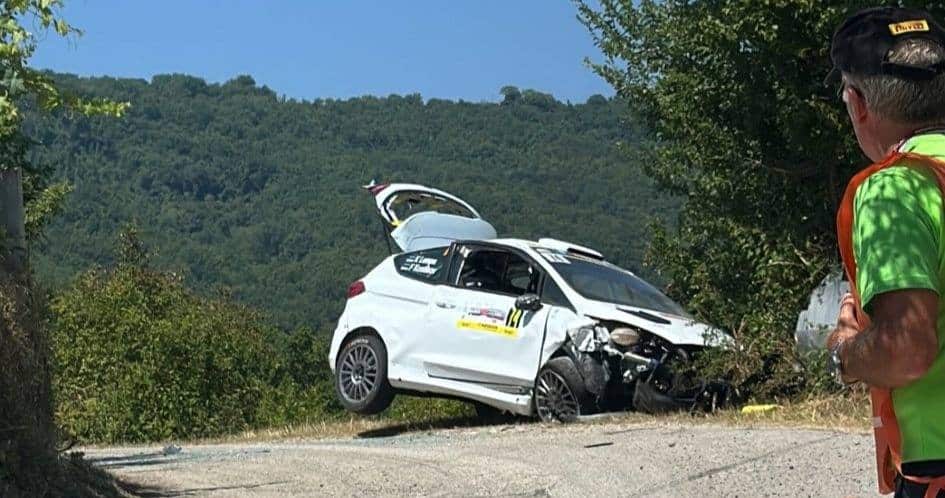 Kevin Lempu ja Fredi Kostikov. Rally di Roma Capitale, Foto: facebook.com/RallyInfo