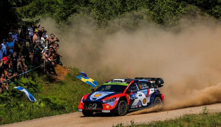 Ott Tänak ja Martin Järveoja Rally Estonia testikatsel, Foto: Marleen Maask / Ralli.ee