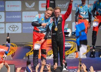 Ott Tänak ja Oliver Solberg, Rally Estonia 2025, Foto: Marleen Maask