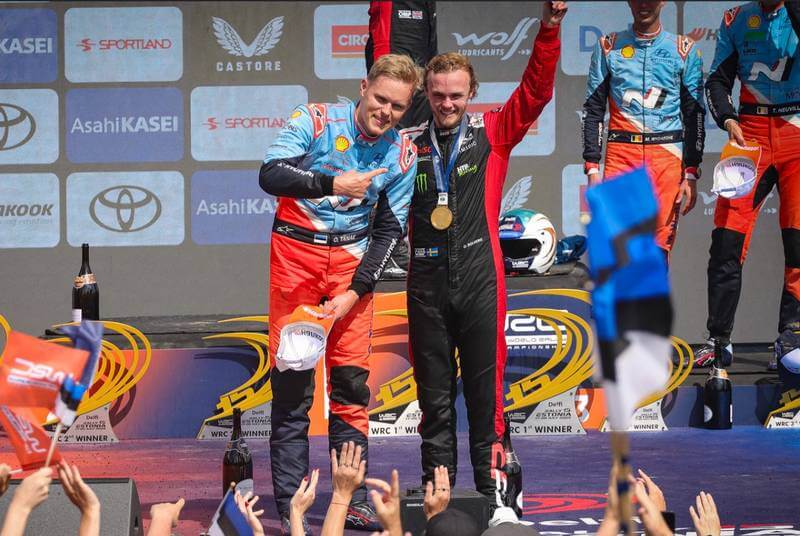 Ott Tänak ja Oliver Solberg, Rally Estonia 2025, Foto: Marleen Maask