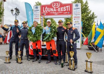 Lõuna-Eesti ralli 2025 Top 3, FOto: Pille Russi