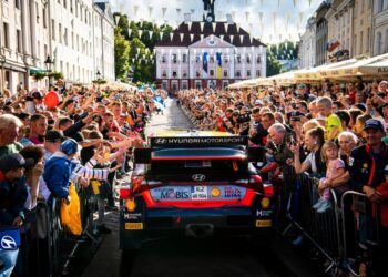 Ott Tänak ja Martin Järveoja Rally Estonia 2022, Foto: Jaanus Ree / Red Bull Content Pool