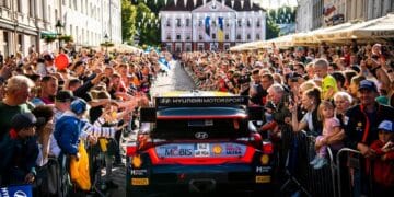 Ott Tänak ja Martin Järveoja Rally Estonia 2022, Foto: Jaanus Ree / Red Bull Content Pool