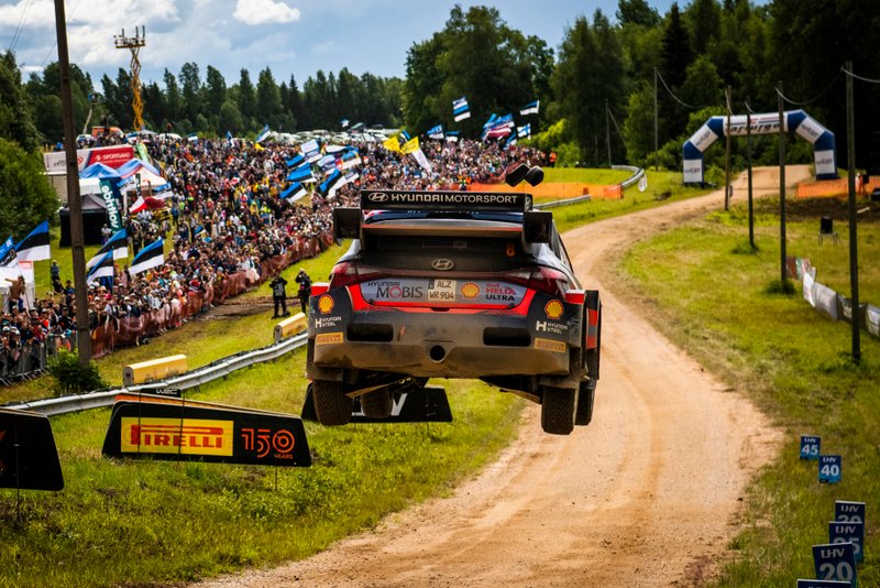 Ott Tänak ja Martin Järveoja Rally Estonia 2022, Foto: Jaanus Ree / Red Bull Content Pool