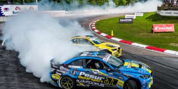 Kevin Pesur, Drift Masters European Championship Riga, 2023. Foto: Predrag Vuckovic / Red Bull Content Pool
