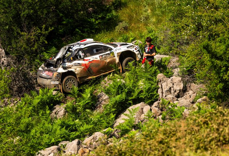 Hikaru Kogure Kreeka ralli lõppe sedasi, Foto: Jaanus Ree / Red Bull Content Pool